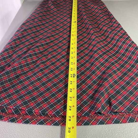 BONNIE JEAN Girls Skirt A-Line Maxi Plaid Holiday Christmas Red Green Size 12 - Picture 7 of 8